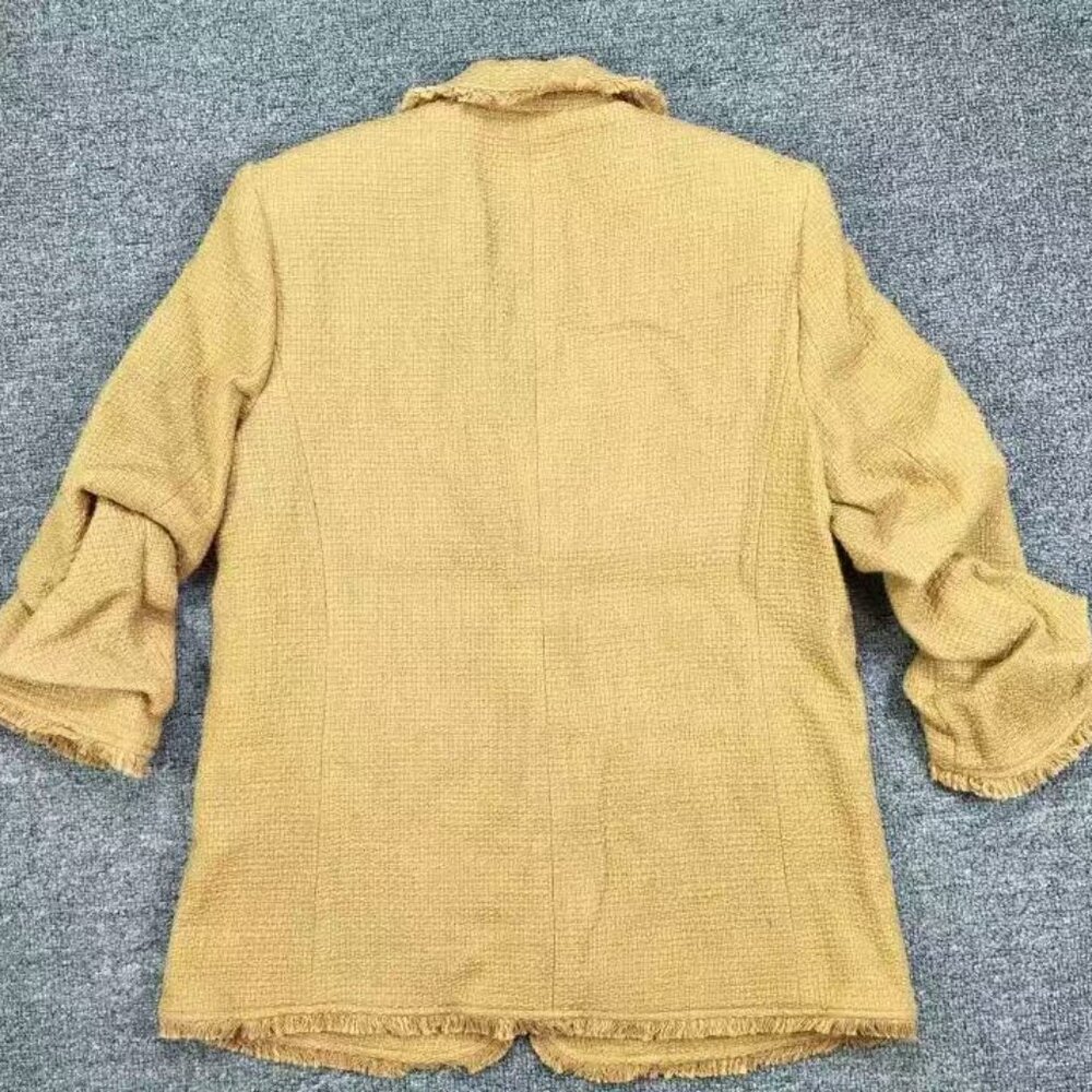 Cinq à Sept Camel Textured Blazer - Picture 9 of 12